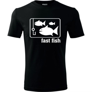 Męska koszulka dla Wędkarza - Fast fish