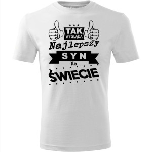 Dziecięca koszulka - tak wygląda najlepszy syn na świecie