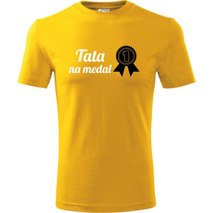 Męska koszulka - Tata na medal