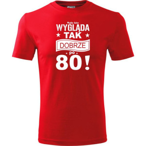 Męska koszulka - mało kto wygląda tak dobrze po 80