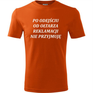 Męska koszulka - Po odejściu od ołtarza