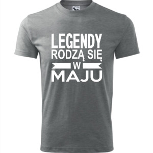 Męska koszulka - Legendy rodzą się w maju