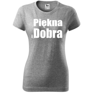Damska koszulka taliowana - Piękna i dobra