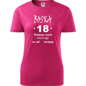 Damska koszulka -boska 18