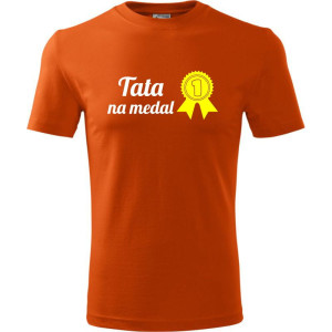 Męska koszulka - Tata na medal
