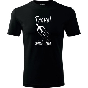 Męska koszulka Turystyczna - Travel with me