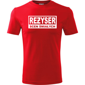 Męska koszulka - Reżyser scen śmiałych