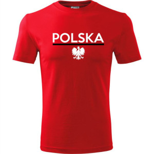 Męska koszulka - Polska 01