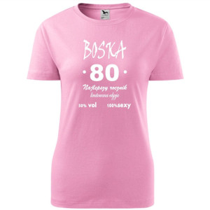Damska koszulka - boska 80