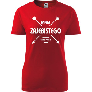 Damska koszulka - Mam zajebistego chłopaka