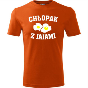 Męska koszulka - Chłopak z jajami