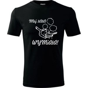 Męska koszulka - Mój tata wymiata