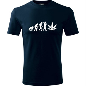 Męska koszulka - Ewolucja ganja