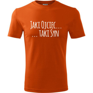Męska koszulka - Jaki ojciec taki syn