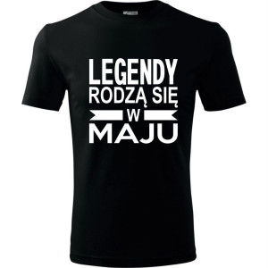 Męska koszulka - Legendy rodzą się w maju