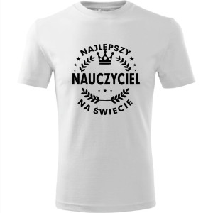Męska koszulka - Najlepszy nauczyciel na świecie 05