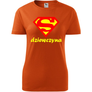 Damska koszulka - Super dziewczyna