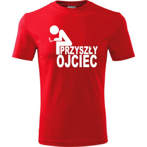 Męska koszulka - Przyszły ojciec