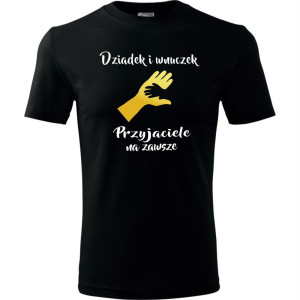 Męska koszulka - Dziadek i wnuczek, przyjaciele na zawsze