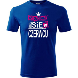 Dziecięca koszulka - Księżniczki rodzą się w czerwcu