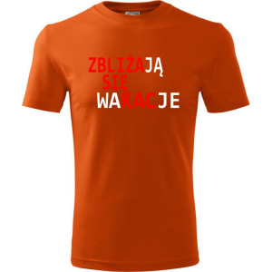 Męska koszulka Turystyczna - Zbliżają się wakacje