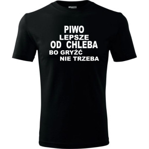 Męska koszulka - Piwo lepsze od chleba