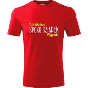 Męska koszulka - Spoko dziadek