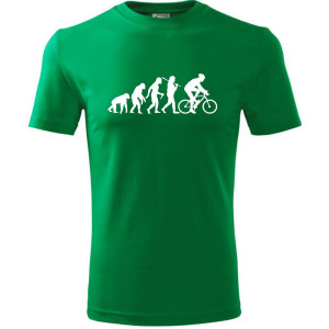 Męska koszulka dla Rowerzysty - Ewolucja rower - t-shirt prezent