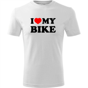 Męska koszulka dla Rowerzysty - I love my bike