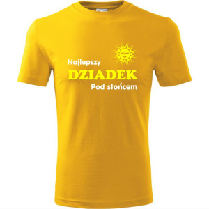 Męska koszulka - Najlepszy dziadek pod słońcem