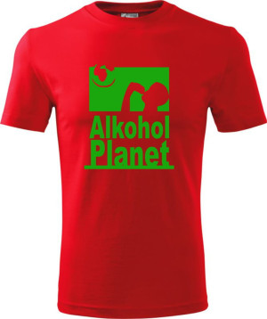 Męska koszulka - Alkohol planet