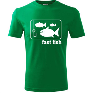 Męska koszulka dla Wędkarza - Fast fish