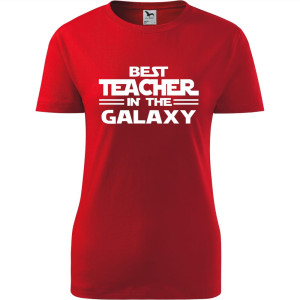 Damska koszulka - best teacher in the galaxy