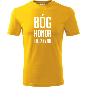 Męska koszulka - Bóg Honor Ojczyzna 3