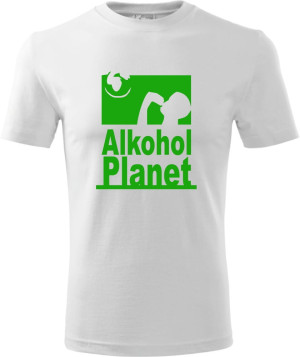 Męska koszulka - Alkohol planet