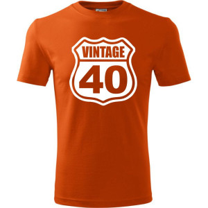 Męska koszulka - Vintage 40
