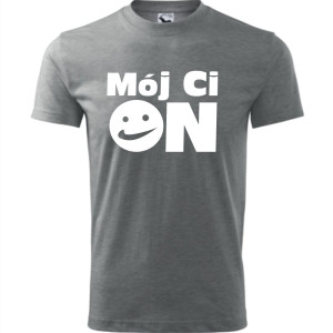 Męska koszulka - Mój ci on t-shirt dla niego na prezent promocja cena