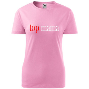 Damska koszulka taliowana - top mama