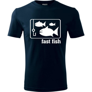 Męska koszulka dla Wędkarza - Fast fish
