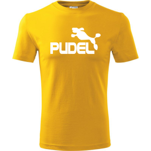 Męska koszulka - Pudel