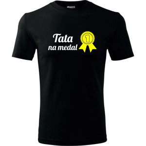 Męska koszulka - Tata na medal