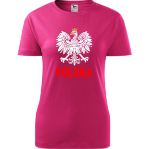 Damska koszulka taliowana - Polska 03