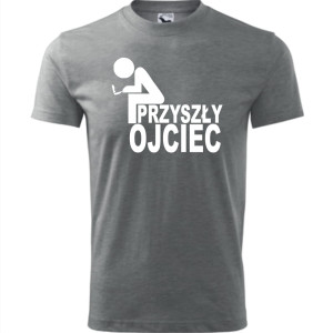 Męska koszulka - Przyszły ojciec