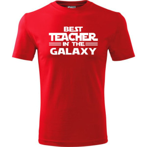 Męska koszulka - Best teacher ever in the galaxy