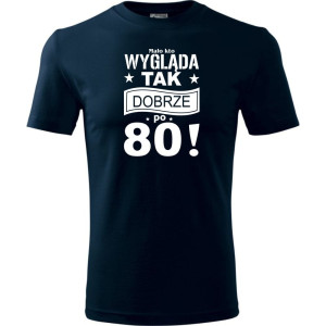 Męska koszulka - mało kto wygląda tak dobrze po 80