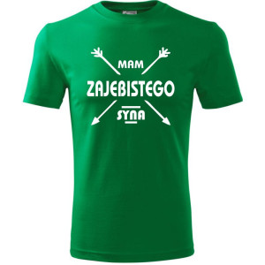 Męska koszulka - Mam zajebistego syna