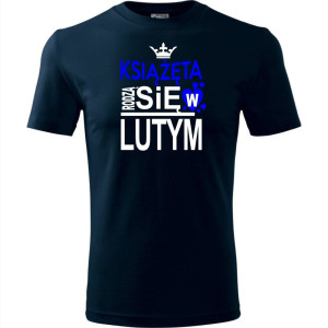 Dziecięca koszulka - Książęta rodzą się w lutym