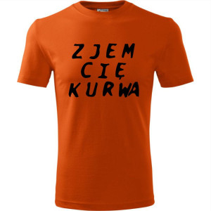 Męska koszulka - Zjem Cię kurwa