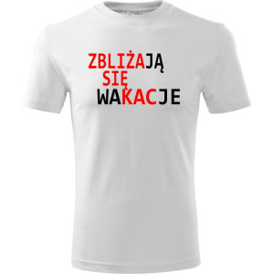 Męska koszulka Turystyczna - Zbliżają się wakacje