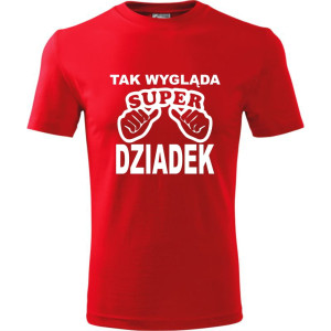 Męska koszulka - Tak wygląda super dziadek